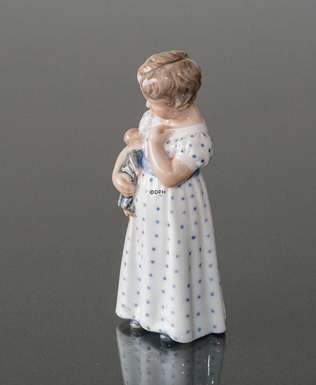 Girl with Doll on her Arm, Royal Copenhagen figurine no. 3539 | No ...