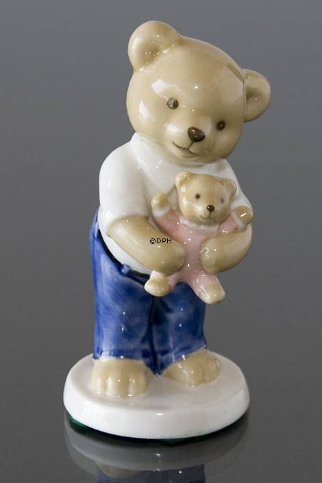 Victor 2007 Annual Teddy Bear Figurine, Royal Copenhagen | Year 2007 ...