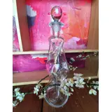 Holmegaard Glass Twisted Decanter with Stopper