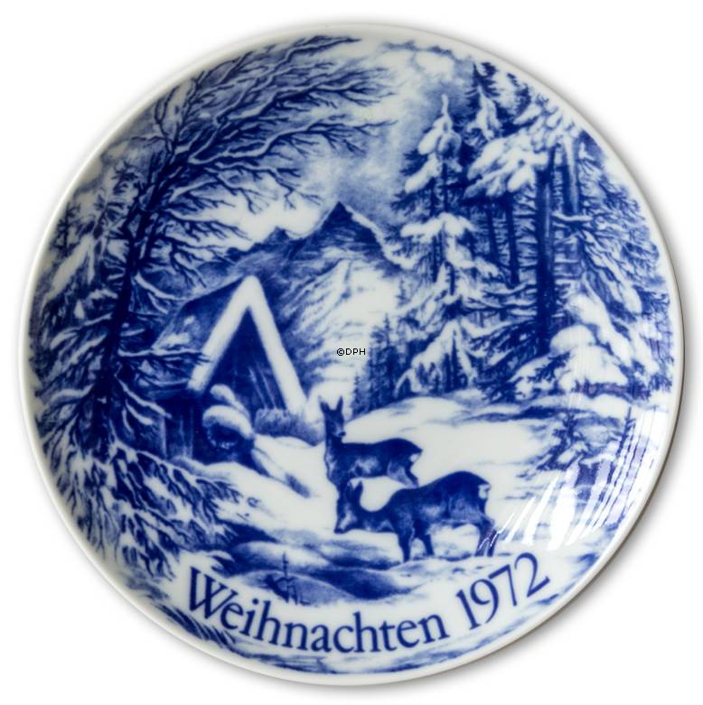 1972 Bavaria Christmas plate | Year 1972 | No. xbx1972 | DPH Trading