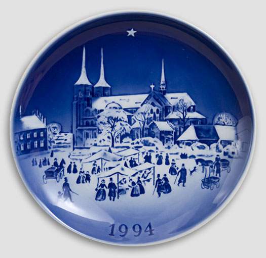 Desiree Denmark - Christmas Plate 1994 Old Copenhagen Blue Hans Christian Andersen Plate 1994