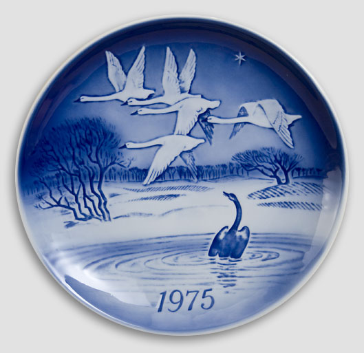 Desiree Denmark - Christmas Plate 1975 Old Copenhagen Blue Hans Christian Andersen Plate 1975