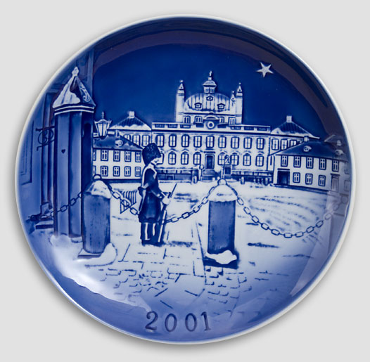 Desiree Denmark - Christmas Plate 2001 Old Copenhagen Blue Hans Christian Andersen Plate 2001